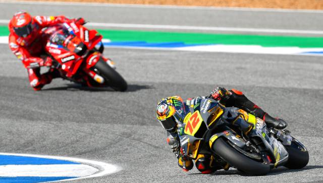 MotoGP: Marco Bezzecchi grabs pole, Francesco Bagnaia on front row of Thailand Grand Prix MotoGP: Marco Bezzecchi grabs pole, Francesco Bagnaia on front row of Thailand Grand Prix