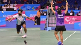 National Games 2022: B Sai Praneeth, Aakarshi Kashyap clinch badminton singles titles