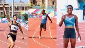 National Games 2022: Pole vaulter Rosy breaks national record; long jumper Aldrin beats Sreeshankar