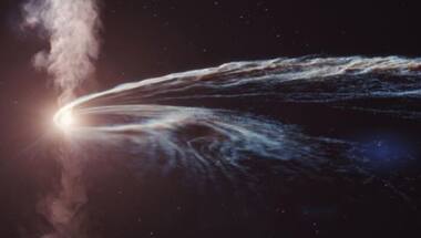 For the first time, a black hole was caught "burping out" remnants of a star it devoured
