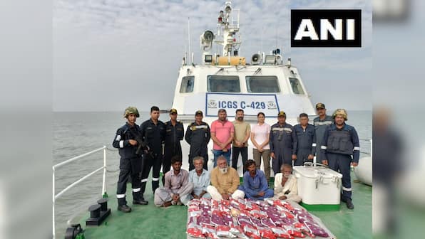 Indian Coast Guard nab Pakistani boat with 6 crew members, 50 kg of heroin near IMBL