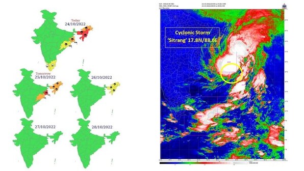 Cyclone 'Sitrang' likely to bring heavy rain, dampen Diwali cheer in West Bengal