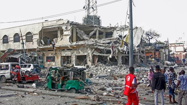 At least 100 people killed in Saturday attack, says Somalia's President Hassan Sheikh Mohamud
