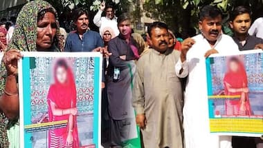 Women, children protest in Pakistan, demand immediate law on abduction, conversion of minor Hindu girls