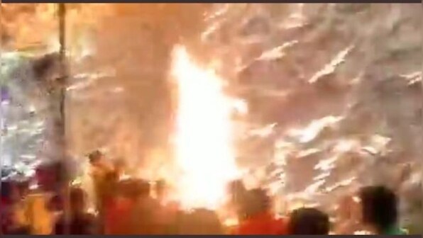 UP: Three dead in Durga puja pandal fire in Bhadohi