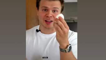 YouTube reposts man’s quirky technique to peel egg; watch