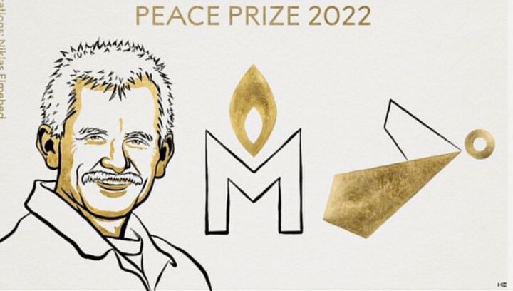 Why was a Russian organisation awarded the Peace Nobel with a Belarusian activist and a Ukraine rights group?