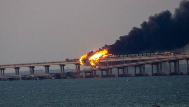 Russia: President Vladimir Putin signs decree to tighten security after Crimea bridge explosion Russia: President Vladimir Putin signs decree to tighten security after Crimea bridge explosion