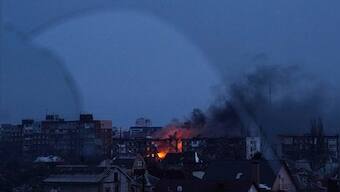 Moscow orders deadly drone strikes on Ukraine as Russian warplane crashes