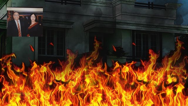 Lucknow: Retired IG dies in house fire, wife, son in hospital Lucknow: Retired IG dies in house fire, wife, son in hospital