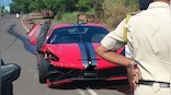 Occupants remain unhurt after speeding Ferrari crashes in road railing