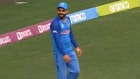 Watch: Virat Kohli's stunning one-handed catch and direct hit in India vs Australia warmup match
