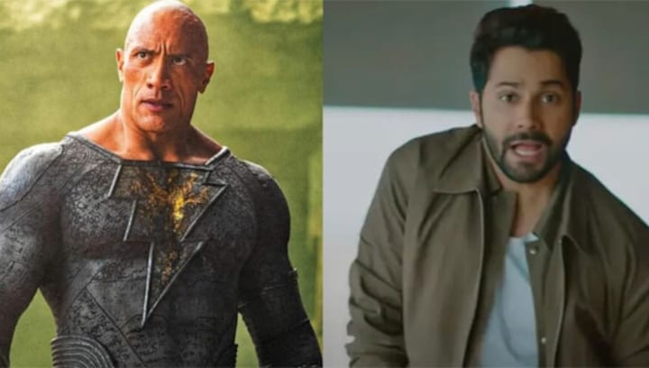 Varun Dhawan shares excitement for Dwayne Johnson's 'Black Adam', The Rock responds