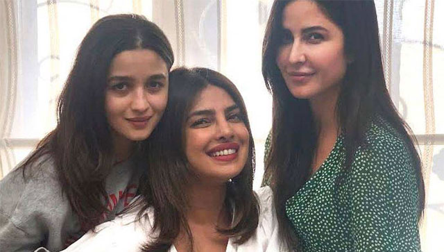 Katrina Kaif wants Alia Bhatt and Priyanka Chopra Jonas to wear makeup from her brand for Jee Le Zaraa Katrina Kaif wants Alia Bhatt and Priyanka Chopra Jonas to wear makeup from her brand for Jee Le Zaraa