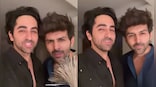 Watch: Ayushmann Khurrana shares fun video with Kartik Aaryan from his pre-Diwali bash