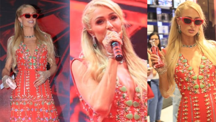 Paris Hilton exudes desi vibes as she decks in ethnic attire by Indian designer
