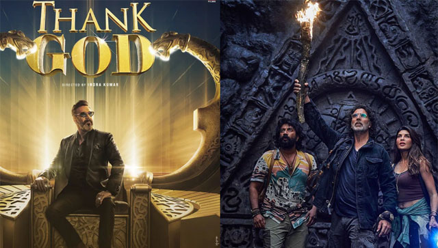 Akshay Kumar on Ram Setu and Ajay Devgn's Thank God's battle at the box-office: 'There's no clash' Akshay Kumar on Ram Setu and Ajay Devgn's Thank God's battle at the box-office: 'There's no clash'