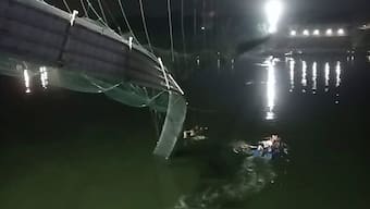 Gujarat: At least 91 killed as 140-year-old bridge collapses in Morbi; IAF, Army and Navy join rescue ops