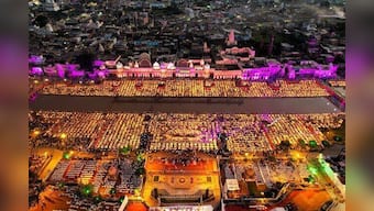 Ayodhya sets Guinness world record by lighting over 15 lakh diyas on Deepotsav in PM Modi's presence