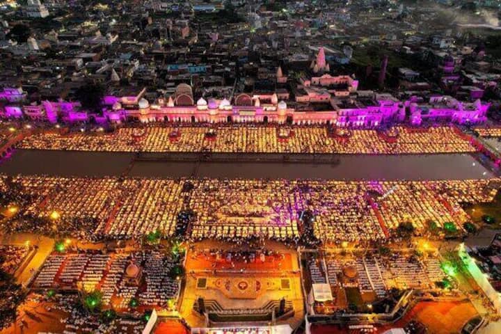 Ayodhya sets Guinness world record by lighting over 15 lakh diyas on Deepotsav in PM Modi's presence