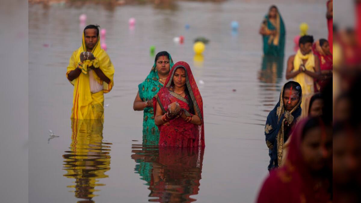 Devotees celebrate Chhath Puja across India and Nepal – Firstpost
