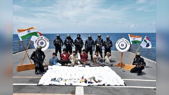 Kerala: Indian Navy & NCB seize 200 kg of Afghan heroin worth Rs 1,200 crore, six Iranians arrested