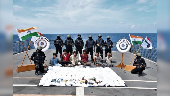 Kerala: Indian Navy & NCB seize 200 kg of Afghan heroin worth Rs 1,200 crore, six Iranians arrested