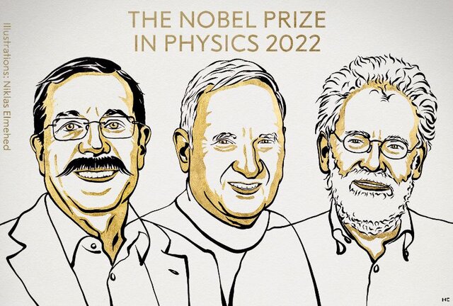 2022 Physics Nobel awarded to Alain Aspect, John Clauser & Anton Zeilinger for 'discoveries in quantum mechanics' 2022 Physics Nobel awarded to Alain Aspect, John Clauser & Anton Zeilinger for 'discoveries in quantum mechanics'
