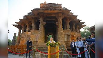 Gujarat: UN chief Antonio Guterres visits Sun Temple in Modhera