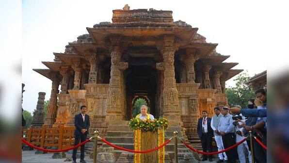 Gujarat: UN chief Antonio Guterres visits Sun Temple in Modhera