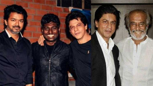 Shah Rukh Khan wraps shooting of Atlee's Jawan, gets greeted by Rajinikanth and Thalapathy Vijay Shah Rukh Khan wraps shooting of Atlee's Jawan, gets greeted by Rajinikanth and Thalapathy Vijay