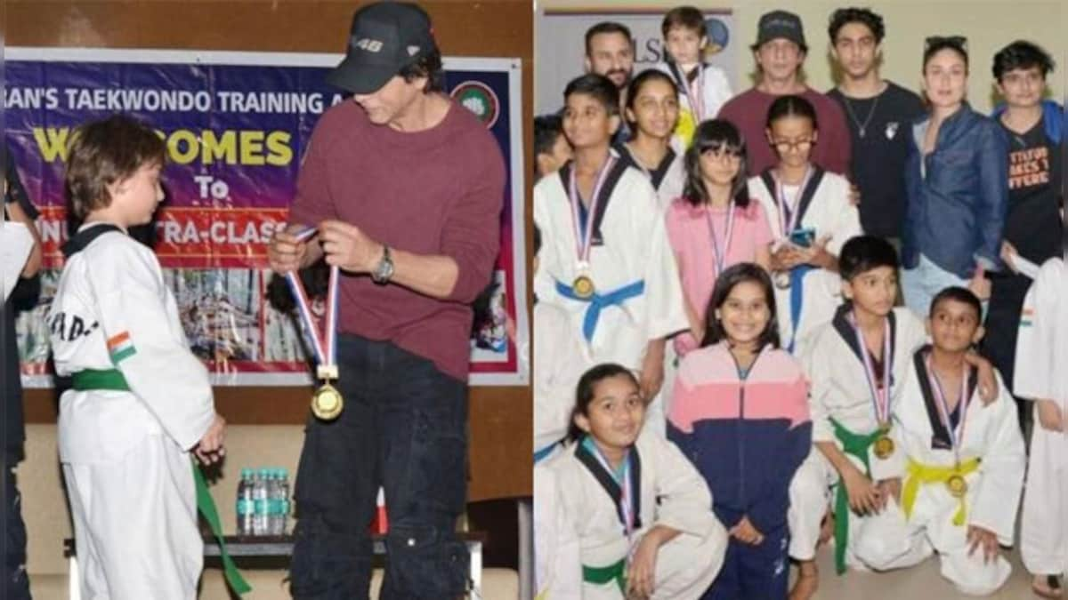 Shah Rukh Khan, Kareena Kapoor, Saif Ali Khan attend taekwondo tournament to support sons AbRam and Taimur