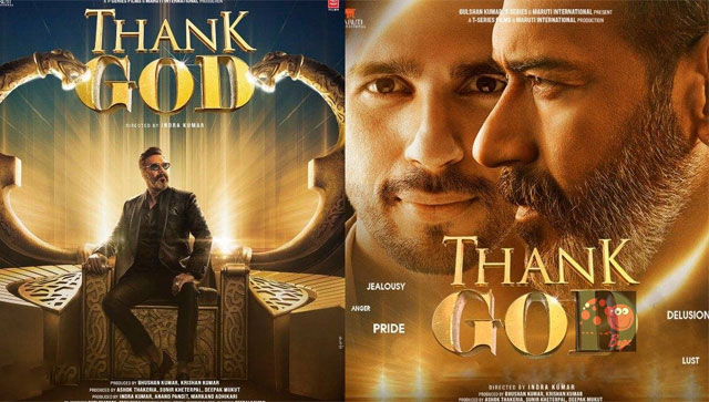 Thank God Box-Office: Ajay Devgn, Sidharth Malhotra, Rakul Preet Singh's film collects Rs 6 crore on Day 2 Thank God Box-Office: Ajay Devgn, Sidharth Malhotra, Rakul Preet Singh's film collects Rs 6 crore on Day 2