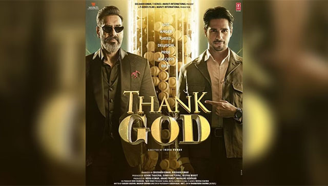 Thank God Box-Office: Ajay Devgn and Sidharth Malhotra's film collects Rs. 18.25 crore in 3 days Thank God Box-Office: Ajay Devgn and Sidharth Malhotra's film collects Rs. 18.25 crore in 3 days