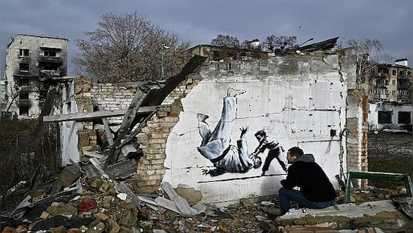 Banksy in Ukraine: How his defiant, new works offer hope amid death and destruction