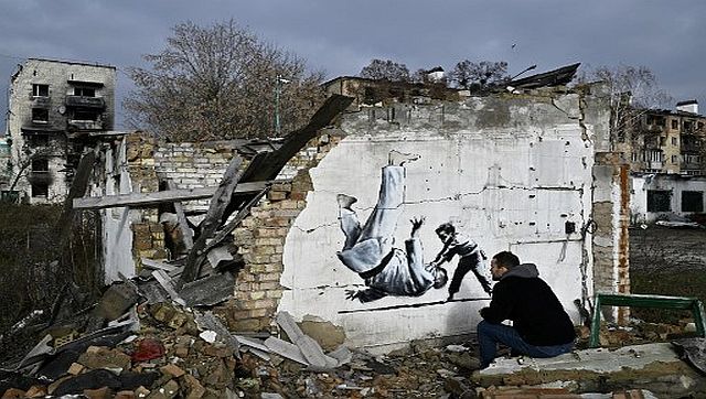 Banksy in Ukraine: How his defiant, new works offer hope amid death and destruction Banksy in Ukraine: How his defiant, new works offer hope amid death and destruction