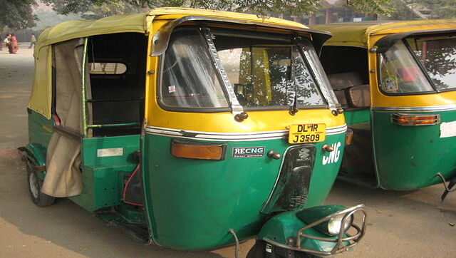 Watch video: Student rides in auto-rickshaw in York city of England Watch video: Student rides in auto-rickshaw in York city of England
