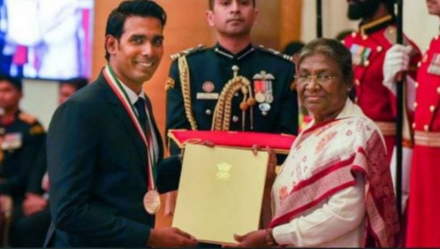 Achanta Sharath Kamal bestowed with prestigious Khel Ratna award in glittering National Sports Awards ceremony Achanta Sharath Kamal bestowed with prestigious Khel Ratna award in glittering National Sports Awards ceremony
