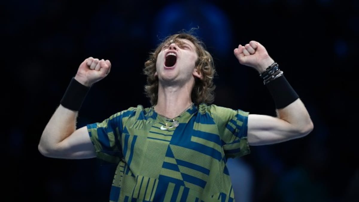 ATP Finals: Andrey Rublev joins Novak Djokovic in Turin quartet