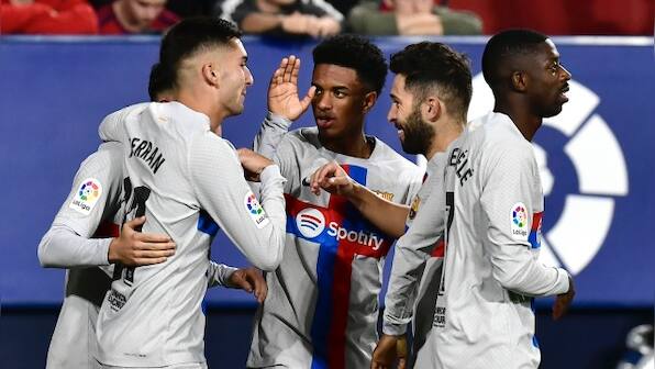 LaLiga: Gerard Pique sent off at half-time in final Barcelona match, beat Osasuna 2-1