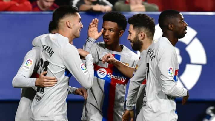LaLiga: Gerard Pique sent off at half-time in final Barcelona match, beat Osasuna 2-1
