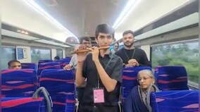 WATCH: Bangalore boy plays Vande Mataram on flute during Vande Bharat Express’ inaugural journey