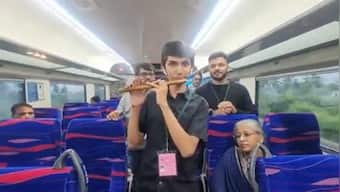 WATCH: Bangalore boy plays Vande Mataram on flute during Vande Bharat Express’ inaugural journey