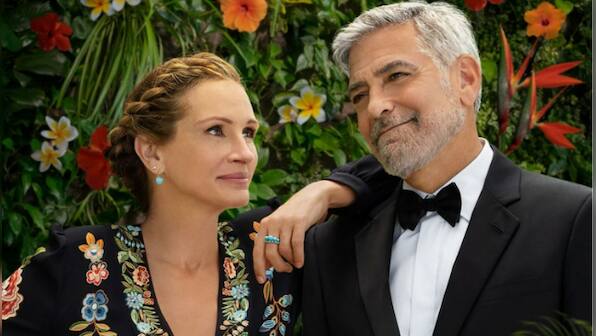 Julia Roberts, George Clooney in the mesmerically inviting Ticket To Paradise