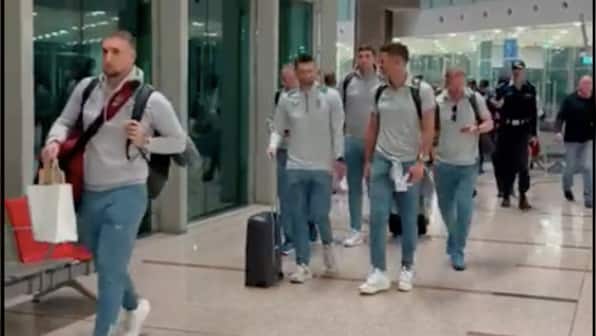 Watch: England arrive in Pakistan for first Test series since 2005