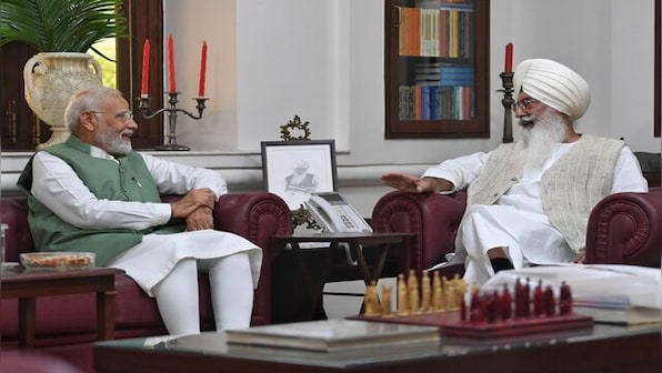 PM Modi visits Radha Soami Satsang Beas in Amritsar, meets Dera head Gurinder Singh Dhillon