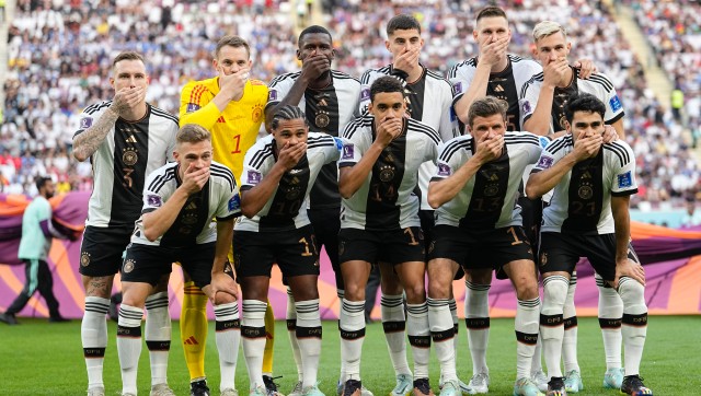 FIFA World Cup: Why Germany footballers covered their mouths before Japan fixture? FIFA World Cup: Why Germany footballers covered their mouths before Japan fixture?