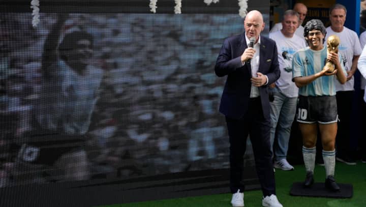 Argentina legends, FIFA chief Infantino pay tribute to 'immortal' Diego Maradona on second death anniversary