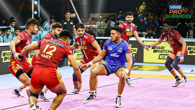 Pro Kabaddi 2022: Naveen Kumar stars as Dabang Delhi beat Haryana Steelers Pro Kabaddi 2022: Naveen Kumar stars as Dabang Delhi beat Haryana Steelers