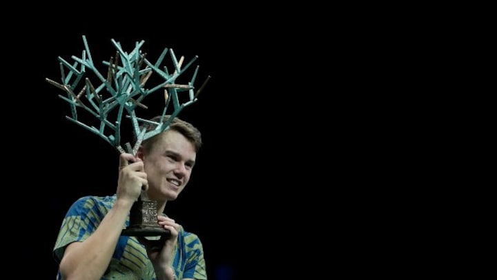Paris Masters 2022: Holger Rune upsets Novak Djokovic in three sets to clinch title
